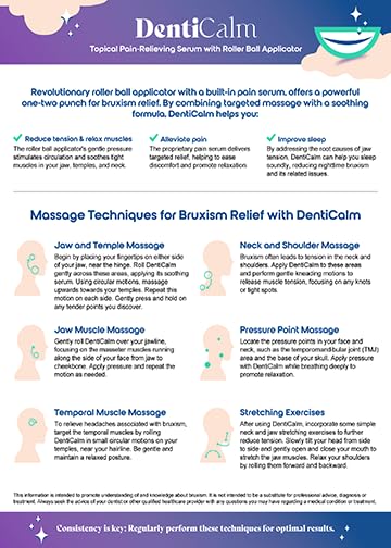 nfuse DentiCalm Soothing Pain Relief for Teeth Grinding and Jaw Clenching (Bruxism), for Jaw, Head and Neck Pain, Stiffness and Tension, Nightguard Discomfort Relief, 0.47 OZ nfuse Au supplements