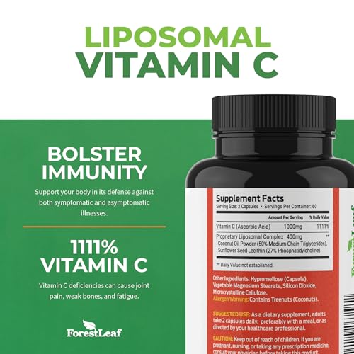 ForestLeaf Liposomal Vitamin C - Liposomal VIT C - 1000mg Capsules ForestLeaf Au supplements