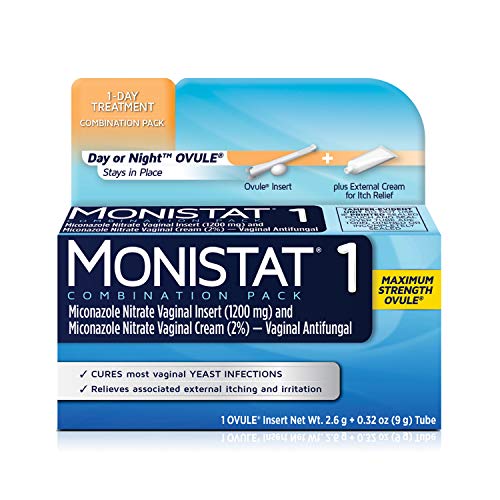 MONISTAT 1-Dose Yeast Infection Treatment, 1 Ovule Insert & External Itch Cream Monistat Au supplements
