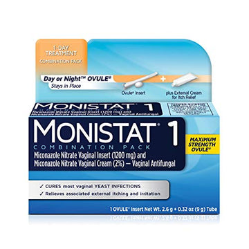 MONISTAT 1-Dose Yeast Infection Treatment, 1 Ovule Insert & External Itch Cream Monistat Au supplements