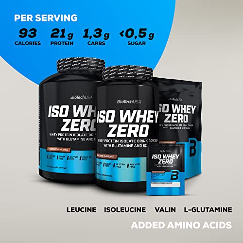 BioTechUSA Iso Whey Zero, Lactose, Gluten, Sugar Free, Premium Whey Protein Isolate, 500 g, Salted Caramel BioTechUSA Au supplements
