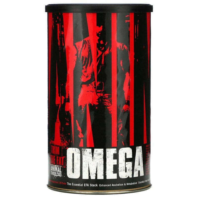 Animal Omega – Omega 3 & 6 Supplement – Fish Oil, Flaxseed Oil, Salmon Oil, Cod Liver Animal Au supplements