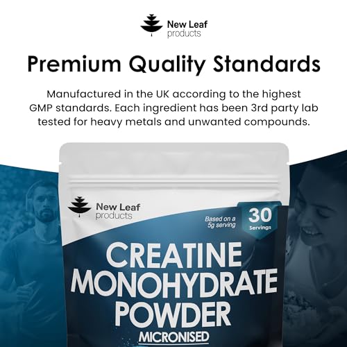 Creatine Monohydrate Powder 100% Pure Micronized Creatine - 150g Increased Absorption NEW LEAF PRODUCTS Au supplements