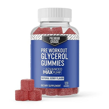 VitaPatch Premium Grade Glycerol Gummies Stim Free Pre Workout - Intense Pump VitaPatch Au supplements