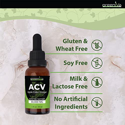 GreenIVe ACV Drops Apple Cider Vinegar Tincture with The Mother Weight Management GreenIVe Au supplements