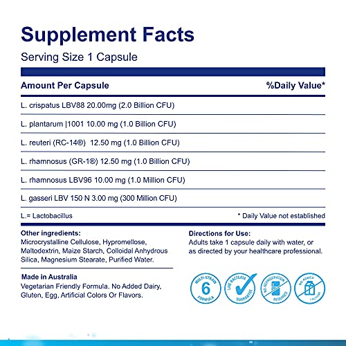 Life-Space Probiotic for Women, Support Healthy Vaginal Microflora & Comfort, BV & VVC Infection Life-Space Au supplements