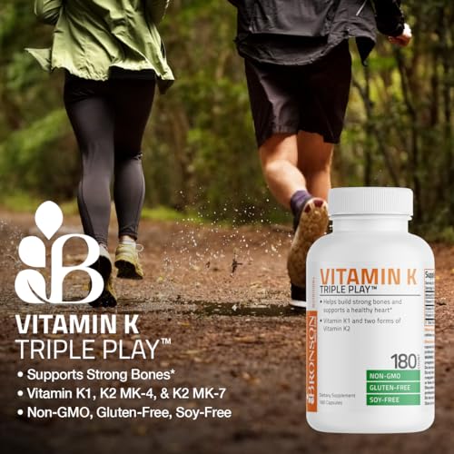 Vitamin K Triple Play (Vitamin K2 MK7 / Vitamin K2 MK4 / Vitamin K1) Full Spectrum Bronson Au supplements