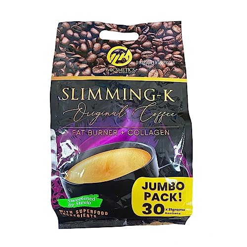 Jumbo Pack MK Slimming-K Coffee with Collagen, 30 Sachets Madam Kilay Au supplements