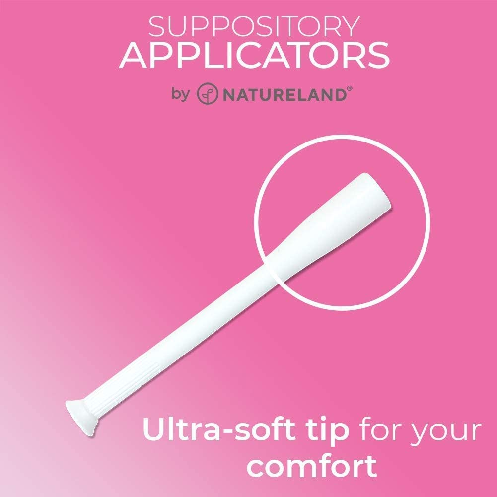 Natureland [40 Count Boric Acid Suppositories 600mg w/ [10 Pack] Vaginal Applicator - Feminine Care Natureland Au supplements