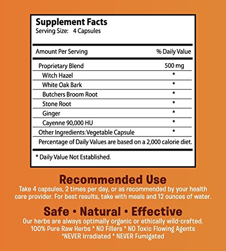 Hemroid Harry's Herbal Remedy, 30 Day (240 Count) - Natural Treatment, Pills Hemroid Harry Au supplements
