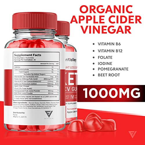 (2 Pack) Lean Valley Keto ACV Gummies Advanced Weight Loss Formula - Lean Valley Fyvus Au supplements
