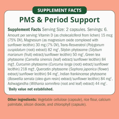 PMS & Period Relief - Menstrual Cramp Relief: No More Period Cramps, Mood Swings, or Bloating Semaine Au supplements