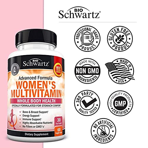 Multivitamin for Women with Vitamin D3 - Multivitamins for Bone Breast Skin Joint BioSchwartz Au supplements