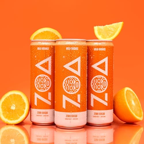 ZOA Energy Drink & ZOA+ Pre-Workout Bundle, Orange Grapefruit and Wild Orange, 12 Fl Oz ZOA Au supplements