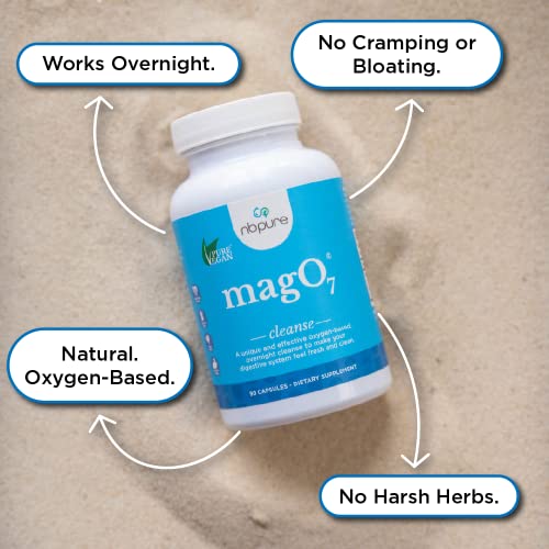 nbpure Mag O7 Oxygen Digestive System Cleanser Capsules, 180 Count nbpure Au supplements