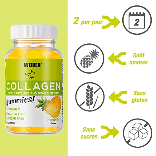 Weider Collagen Gummies - with Collagen for Joints and to take Care of Bones and Cartilage Weider Au supplements
