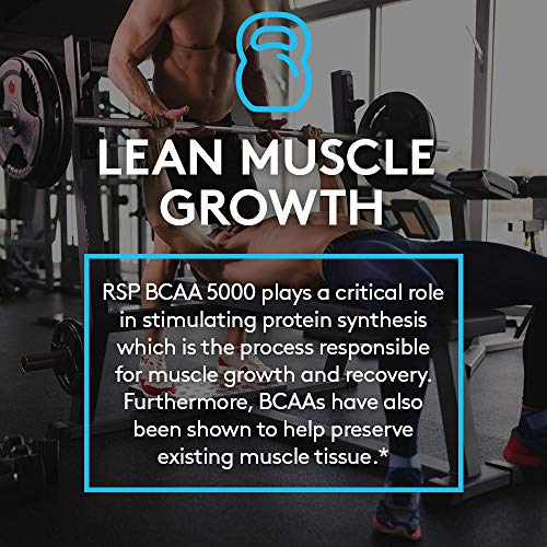 RSP BCAA 5000 (30 Serv), Premium BCAA Capsules for Post Workout Muscle Recovery RSP NUTRITION Au supplements