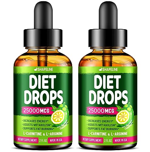 (Pack of 2) Weight Loss Drops - Made in USA - Appetite Suppressant for Women & Men SHAPELINE Au supplements