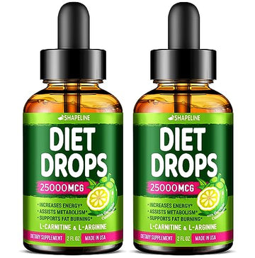 (Pack of 2) Weight Loss Drops - Made in USA - Appetite Suppressant for Women & Men SHAPELINE Au supplements