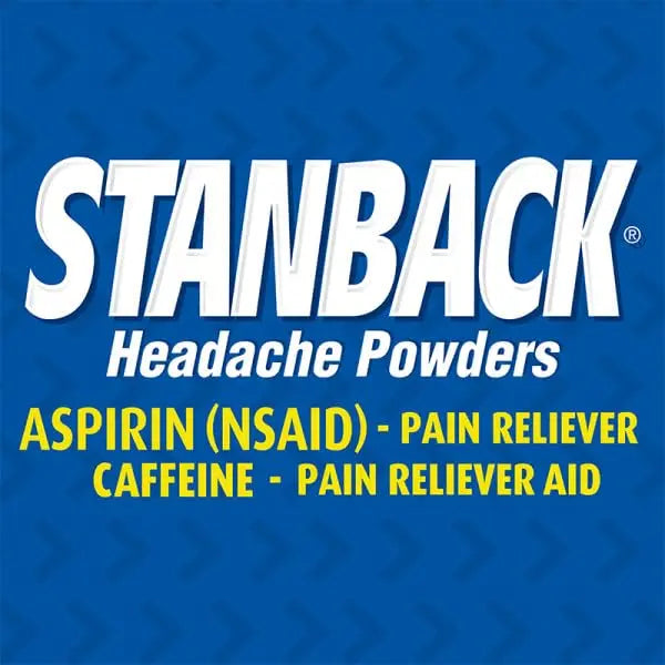 Stanback Headache Powders, Fast Pain Relief with Aspirin (NSAID) and Caffeine, 50 Count (3 Pack) Stanback Au supplements