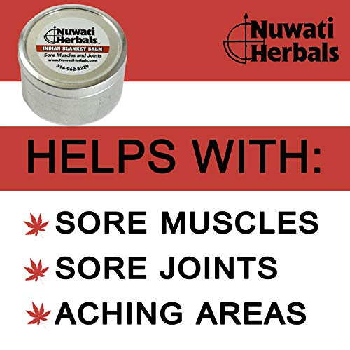 Healing Balm Massage for Sore Muscles and Joints – Nuwati Herbals Indian Blanket Balm – Sweet Smelling Warmth with Cinnamon, Cloves, Camphor, Menthol, 4 Ounces Nuwati Herbals Au supplements