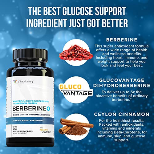 Vitauthority Extra Strength Berberine with Ceylon Cinnamon High Absorption Vitauthority Au supplements