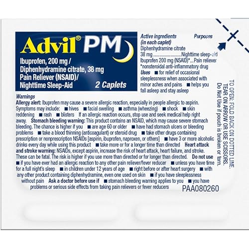 Advil Liqui-Gels Pain Reliever and Fever Reducer, Pain Medicine for Adults with Ibuprofen 200mg for Headache, Backache, Menstrual Pain and Joint Pain Relief - 200 Capsules, Advil PM Ibuprofen - 2 Ct Advil Au supplements