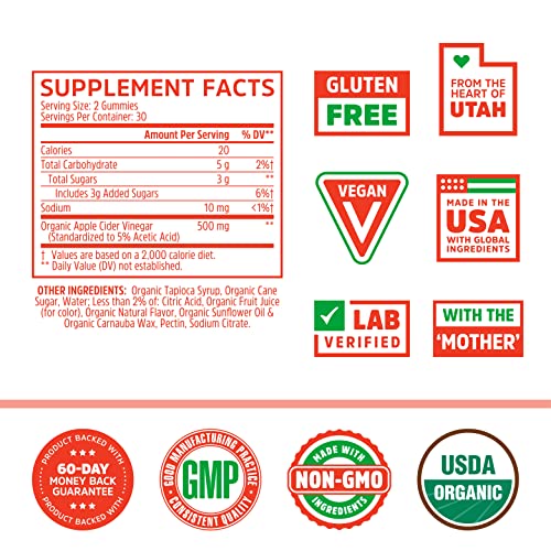 Zhou Nutrition Apple Cider Vinegar Gummies with The Mother, ACV Detox & Cleanse Zhou Nutrition Au supplements