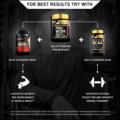 Optimum Nutrition Gold Standard Pre Workout Watermelon Flavoured Powder, 330g Optimum Nutrition Au supplements