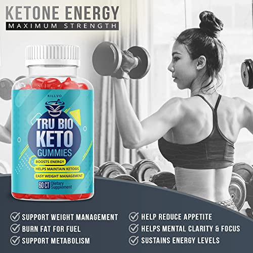 Rillvo TruBio Keto ACV Gummies - Advanced Formula Tru Bio (60 Gummies), fewnt Rillvo Au supplements