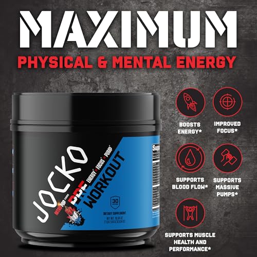 JOCKO FUEL Ultimate Pre Workout Powder - Pre-Workout Energy Powder Drink for Men JOCKO FUEL Au supplements