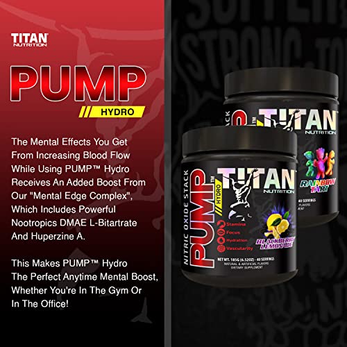Pump- Nitric Oxide Boosting Stack Stim Free: Loaded with Citruline Malate for Maximum Titan Nutrition Au supplements
