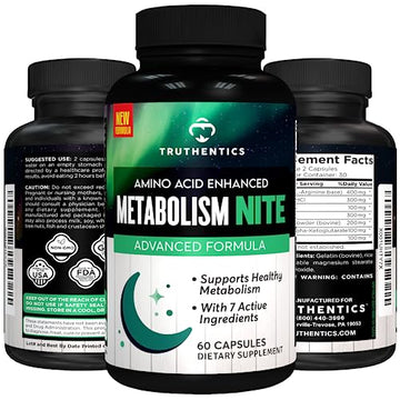 TRUTHENTICS Night Metabolism Booster for Men & Women - Night Time Fat Burner TRUTHENTICS Au supplements
