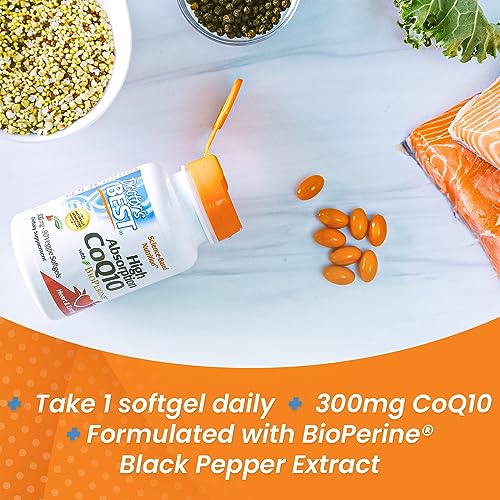 Doctor's Best High Absorption CoQ10 with BioPerine, Heart Health & Energy Production Doctor's BEST Au supplements