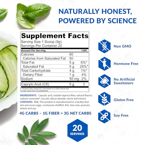 BioTrust Keto Elevate – Pure C8 MCT Oil Powder – Ketogenic Diet Supplement & Paleo BioTrust Au supplements