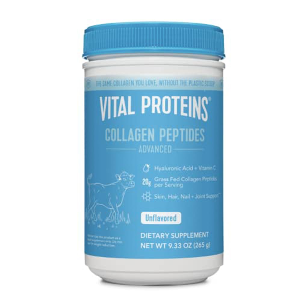 Vital Proteins Collagen Peptides Powder, 9.33 oz Unflavored + 14 oz Unsweetened Plant Vital Proteins Au supplements