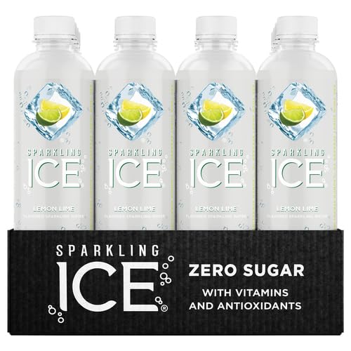 Sparkling Ice, Lemon Lime Sparkling Water, Zero Sugar Flavored Water, with Vitamins Sparkling ICE Au supplements