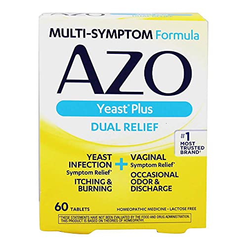 AZO Yeast Plus Tablets 60 ea (Pack of 6) - Packaging May Vary AZO Au supplements