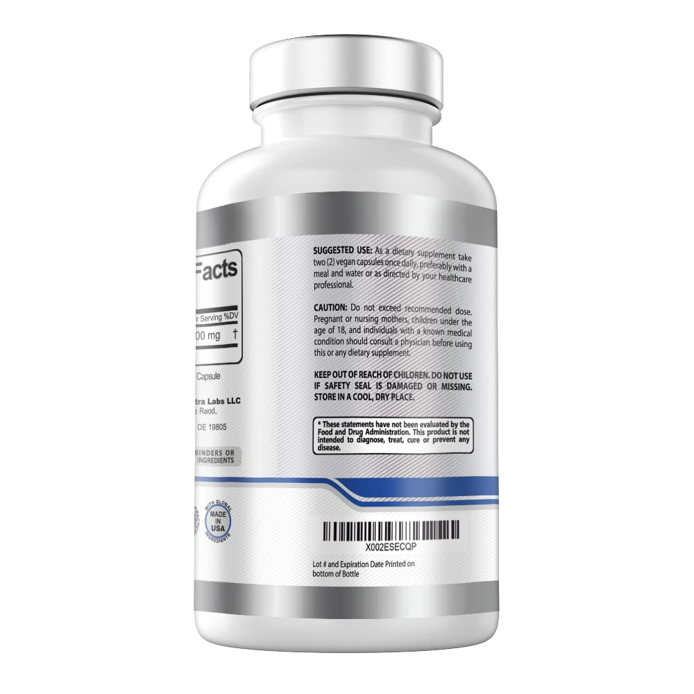 Alpha Lipoic Acid 600mg Per Serving, 240 Vegan Capsules- Gluten Free SMART NUTRA LABS Au supplements