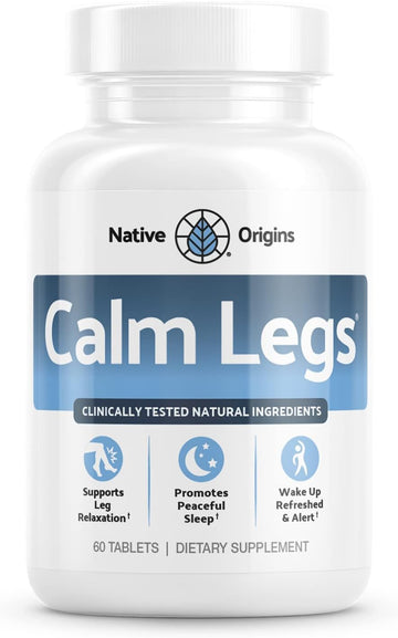 Calm Legs Natural for Natural Itching, Crawling, Tingling and Agitated Leg with Iron, Magnesium, and Valerian Root (60 Tablets)… Calm Legs Au supplements