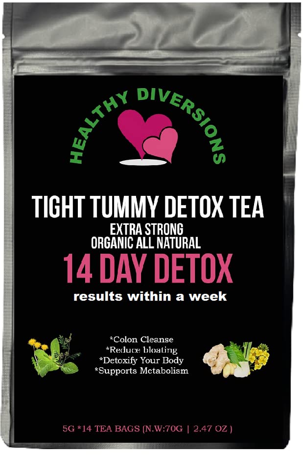 Healthy Diversions Tight Tummy Detox Tea, Extra Strength Results Within a Week Reduce Heath Secret Au supplements