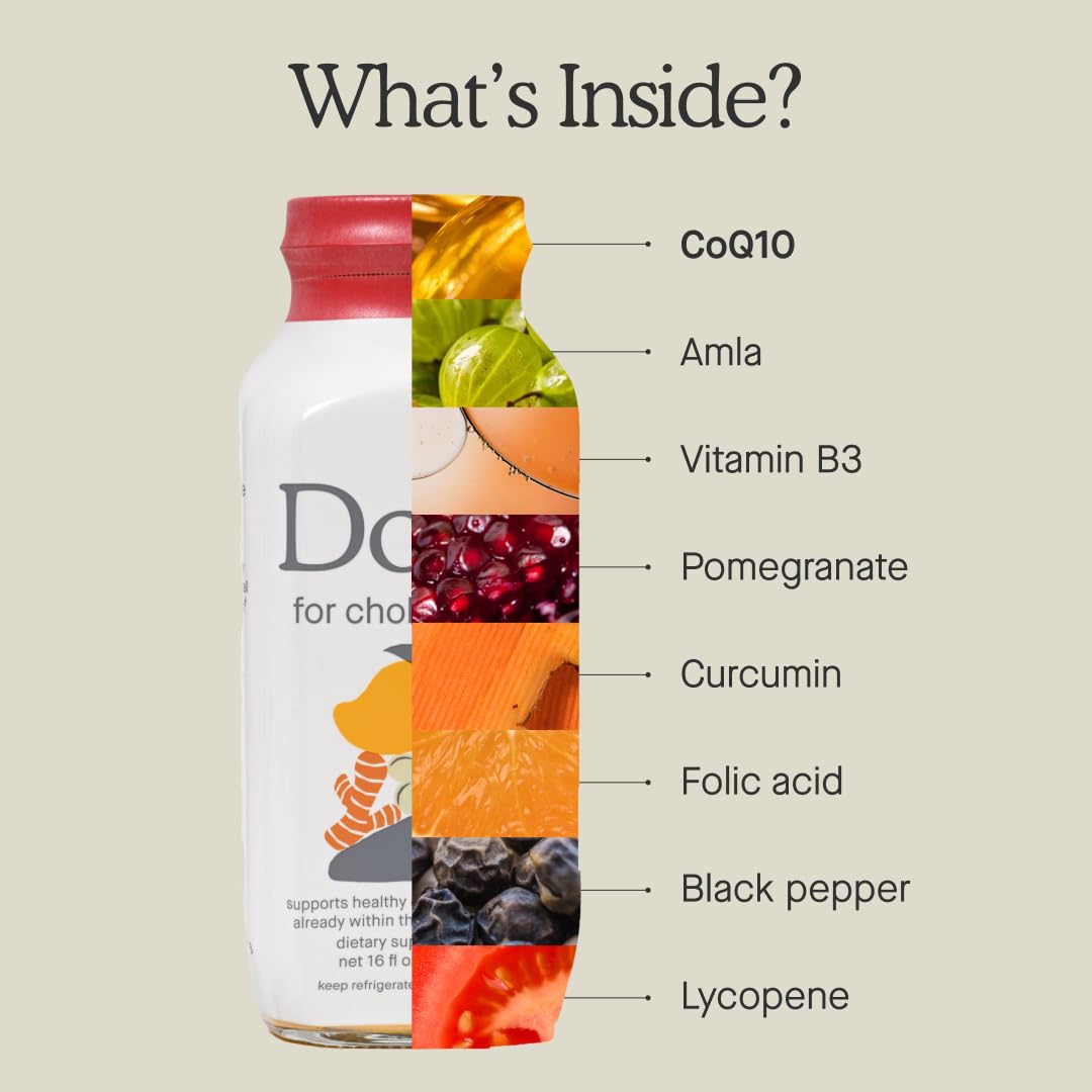 DOSE for Cholesterol Supplements Maintain Healthy Cholesterol Levels and Supports Cardiovascular Health Gluten-Free Vegan Zero Sugar, 16oz Bottle, 3 Pack (3 Week Supply) DOSE Au supplements