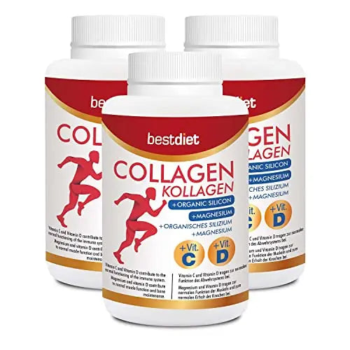 Bestdiet - Collagen with Silicon and Magnesium - Minerals - Bamboo Extract and Vitamins BEST DIETAU supplements
