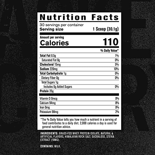 Jacked Factory Authentic ISO Grass Fed Whey Protein Isolate Powder - Low Carb Jacked Factory Au supplements