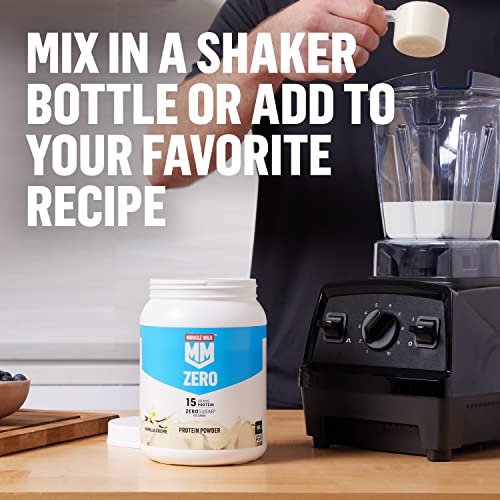Muscle Milk ZERO, 100 Calorie Protein Powder, Vanilla, 15g Protein, 1.65 Pound, 25 Servings Muscle Milk Au supplements