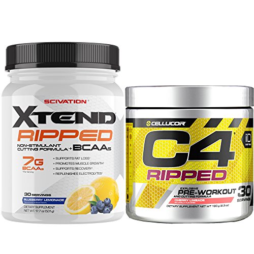 Cellucor C4 Ripped Pre Workout Powder + Fat Burner, Cherry Limeade, 30 Servings Cellucor Au supplements