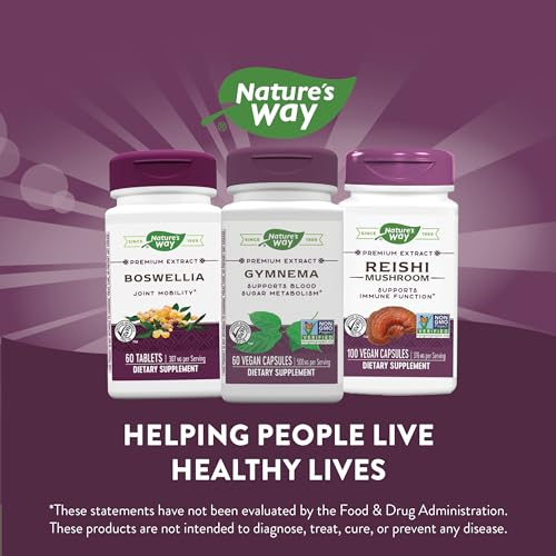 Nature's Way Gymnema Capsules, 500 mg per serving, 60 Count Nature's Way Au supplements