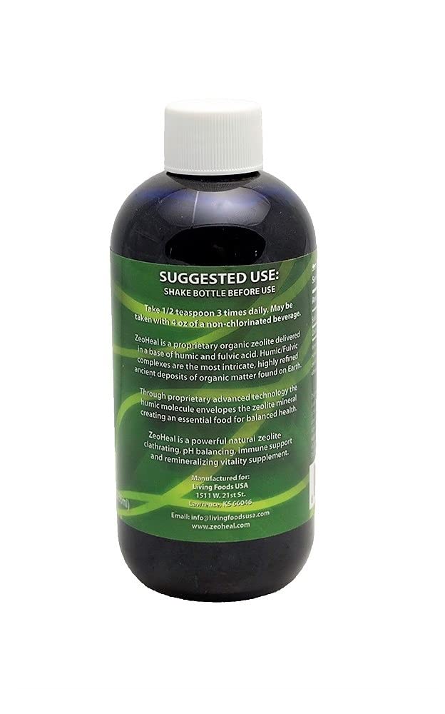 Living Foods USA ZeoHeal - Humic and Fulvic Acid Mineral Supplement 8 Fluid Ounce (2-Pack) Living Foods USA Au supplements