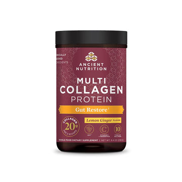 Ancient Nutrition Collagen Powder Protein, Multi Collagen Protein, Hydrolyzed Collagen Peptides Supports Skin and Nails, Joint Supplement (Gut Restore, 20 Servings) Ancient Nutrition Au supplements